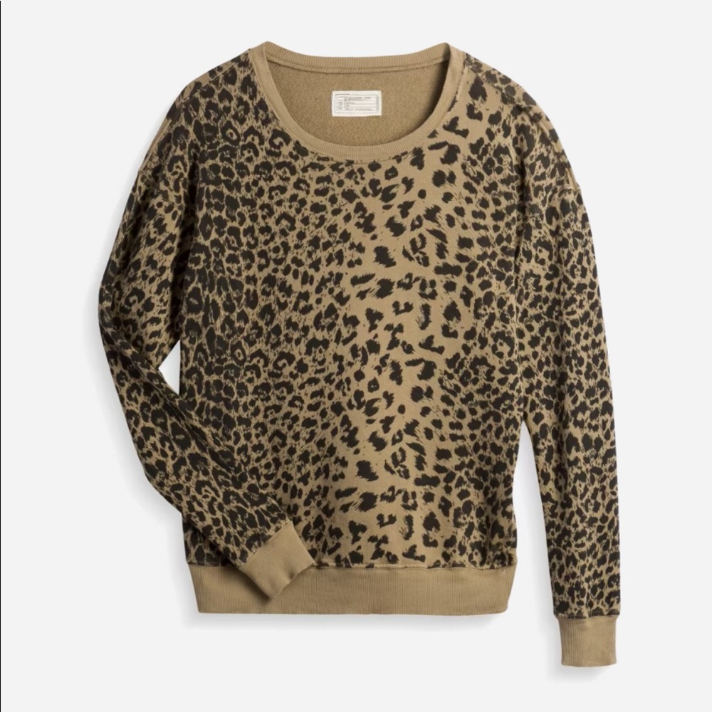 Current Elliot sweatshirt leopard XS